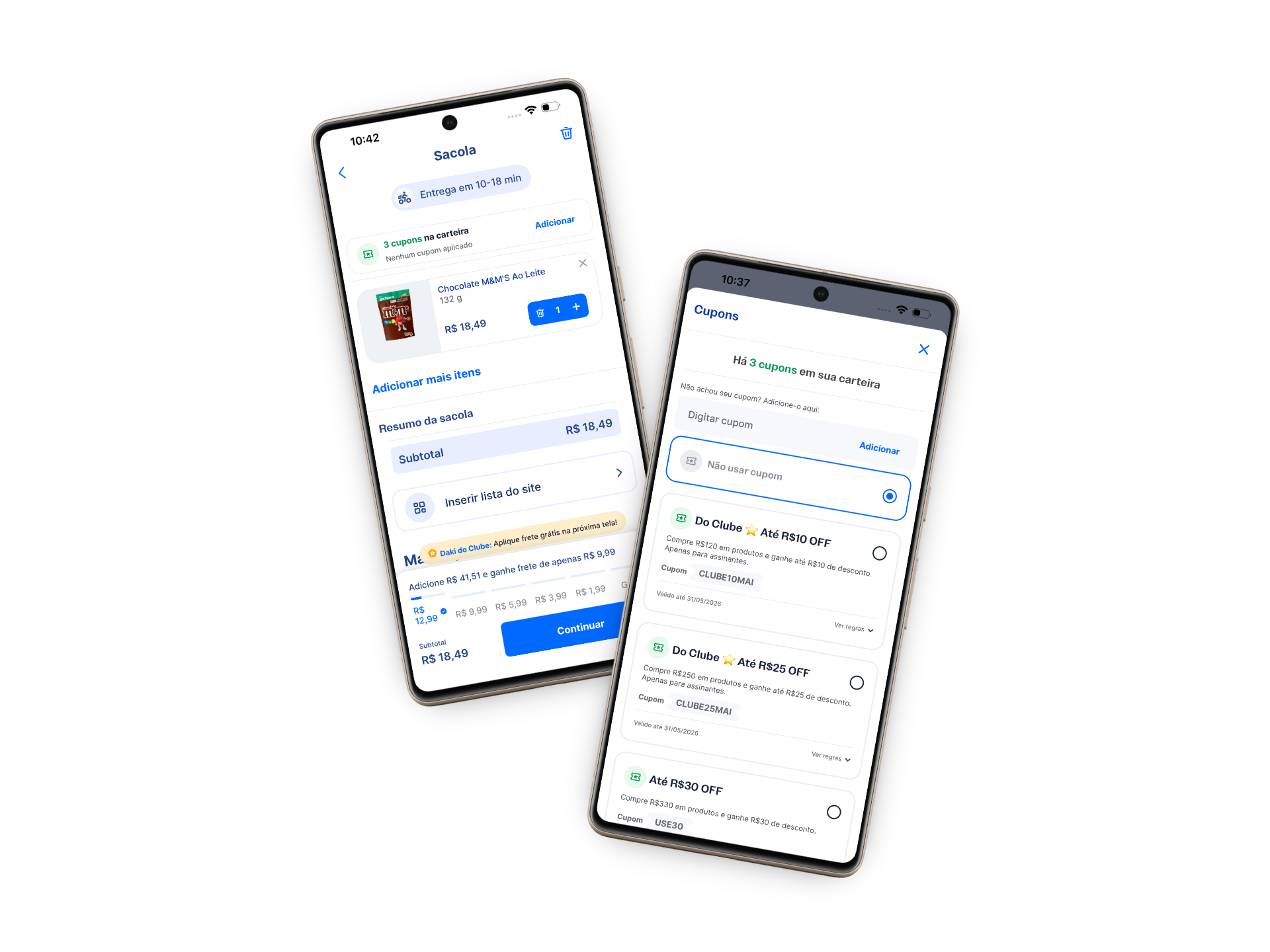 Carteira de Cupons — Daki App